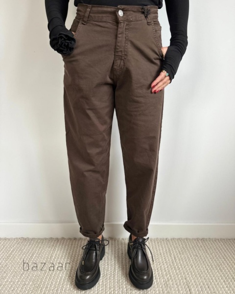 Spodnie Naiff brązowe