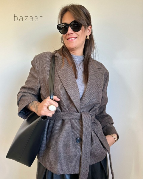 Marynarka Edan brązowy