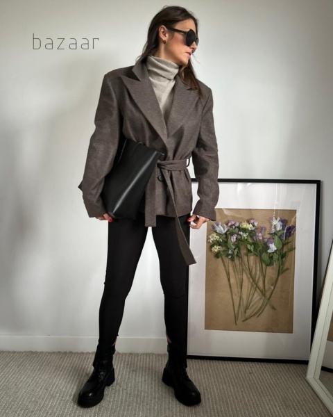 Marynarka Edan brązowy